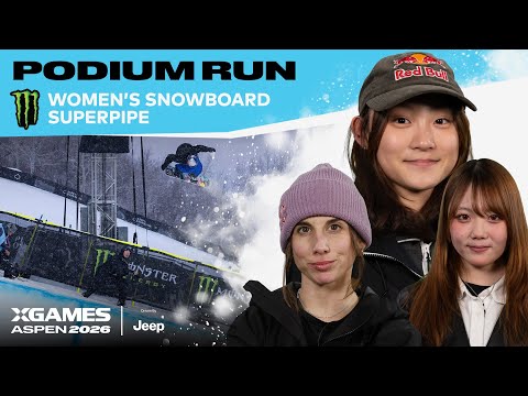 Monster Energy Women’s Snowboard SuperPipe: Top 3 Medal Runs | X Games Aspen 2026