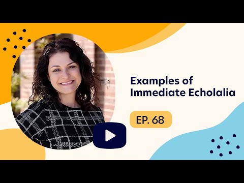 Examples of Immediate Echolalia | Ep. 68 | Highlight
