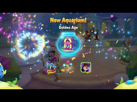 @Fishdom Fill Roaring Twenty Aquarium ⭐, Got New Aquarium: Golden Age