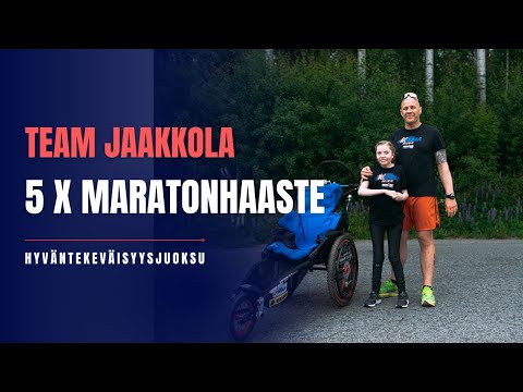 5 x maratonhaaste - hyväntekeväisyysjuoksu