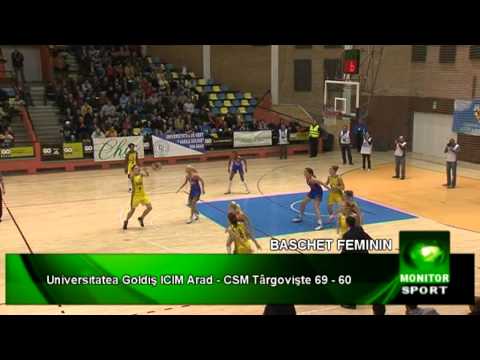 Univ.Goldiş ICIM -- CSM Târgovişte 69-60 în primul derby de baschet feminin