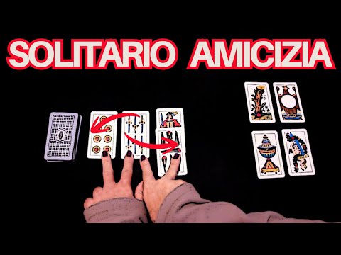 Come si gioca al SOLITARIO DELL'AMICIZIA ♥️🤗  GIOCO TRADIZIONALE CON LE CARTE ITALIANE