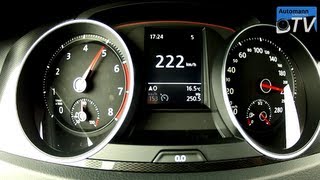2014 VW Golf 7 GTI (220hp) DSG - 0-220 km/h accele