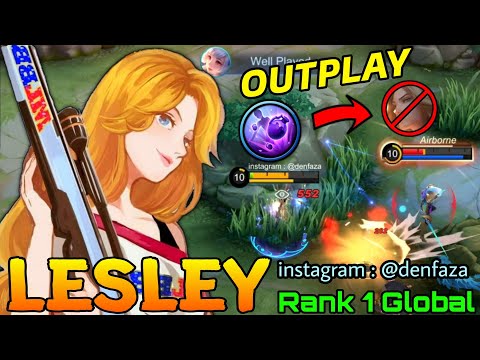 Offlane Monster Lesley Outplay The Enemies ! - Top 1 Global Lesley by instagram : @denfaza - MLBB