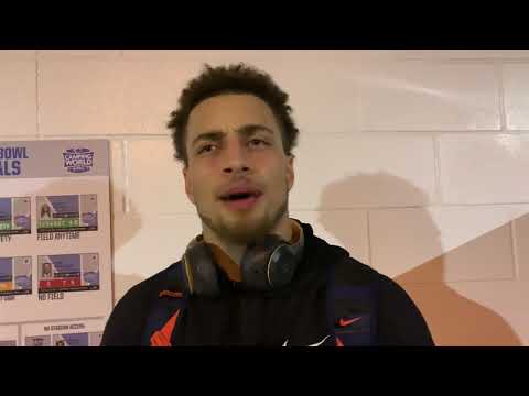 Stritzinger Discusses 1st Career INT, Camping World Bowl Title