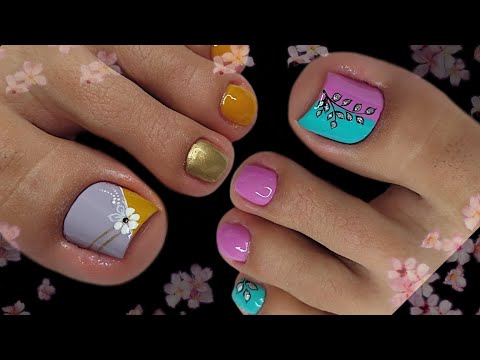 DISEÑOS DE UÑAS SENCILLOS Y MUY FÁCILES DE HACER | #2 MODELOS DE UÑAS 💅🦶🏼😍