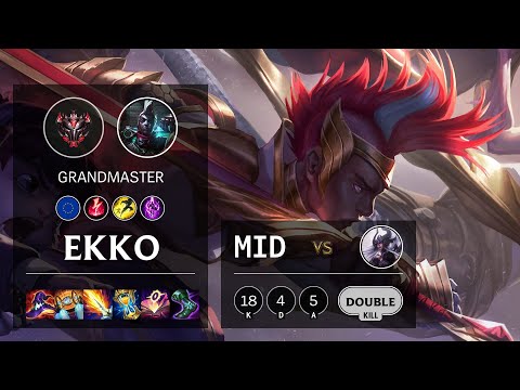 Ekko Mid vs Syndra - EUW Grandmaster Patch 10.25b