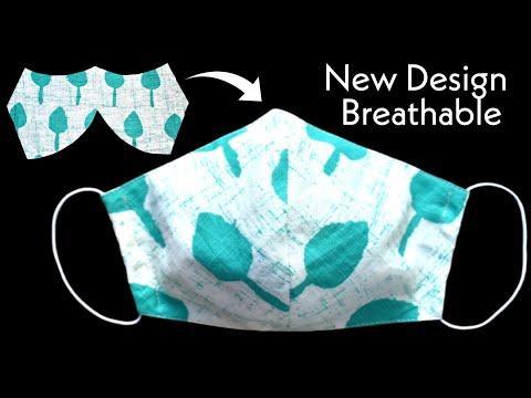 😷Very Easy New Style Pattern Mask😷 - Face Mask Sewing Tutorial - Anyone Can Make This Mask Easily