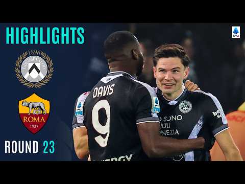 UDINESE-ROMA 1-0 | HIGHLIGHTS | Ekkelenkamp Strikes for the Win | SERIE A 2025/26