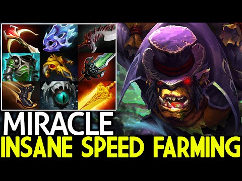 MIRACLE [Alchemist] Insane Speed Farming Hard Carry 1000 GPM Dota 2