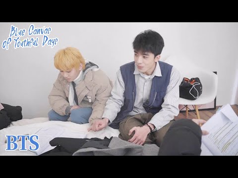 Thumbnail of the video: 【BTS】Holding your hands🥰 | Blue Canvas of Youthful Days | ENG SUB