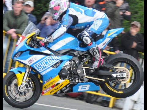 IOM TT 2022 -SuperTwin - Hickman wins by 1min48sec - Full highlights trackside at Sulby - 161mph