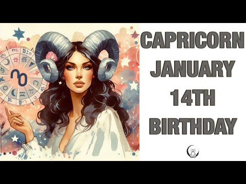 Capricorn January 14th? Your Birthday's Secret Power: Unlocking Your Potential. Free Birthday Card!