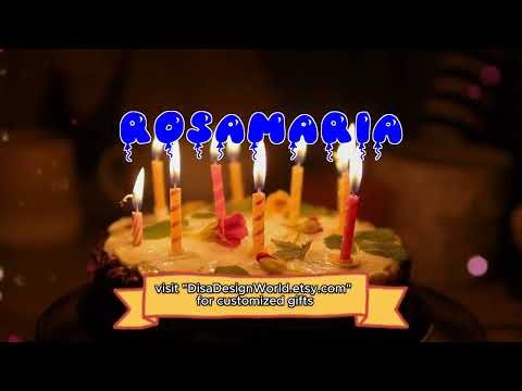 Happy Birthday ROSAMARIA   Happy Birthday Song   Birthday Wishes   Birthday Party