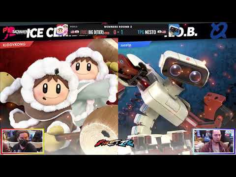 Big D(tier) (Ice Climbers) vs Nesto (ROB) -  Winners Round 2  - Fire & Ice #26