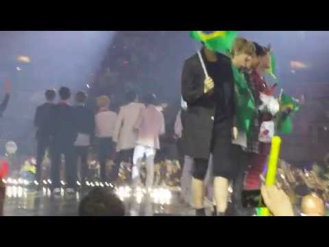 [140607] [fancam] All artists. @ Music Bank in Brazil.
