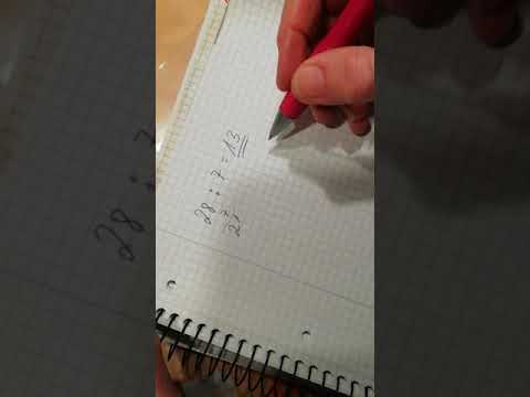 Mathematik Textaufgabe, 7 Jäger schießen 28 Rehe, wieviel Rehe bekommt jeder Jäger; inkl. Rechenweg!