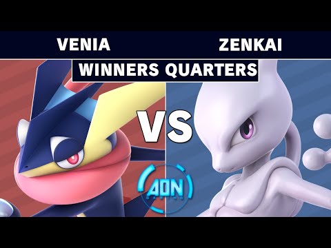 AON Ultimate #048   DA  Venia Greninja Vs Zenkai Mewtwo Winners Quarterfinals   Smash Ultimate