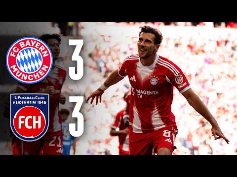 FC Bayern München 3-3 1. FC Fussball Club Heidenheim 1846 Heidenheim an der Brenz