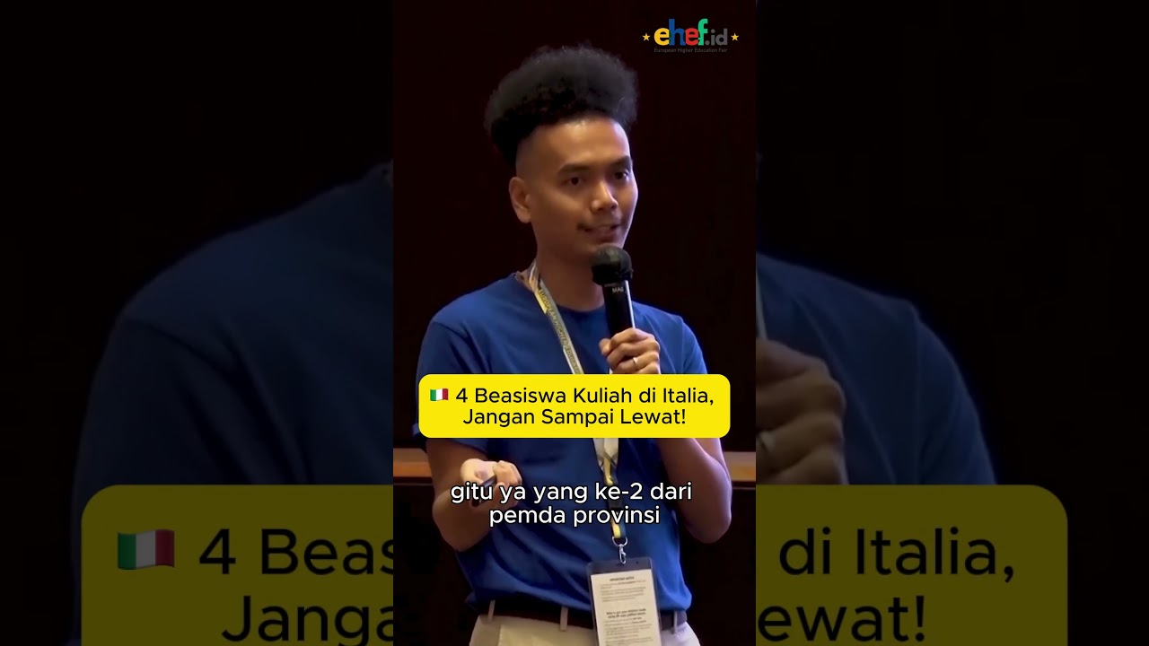 🇮🇹 Mau Kuliah di Italia? Cek 4 Beasiswa Ini!  #beasiswaindo