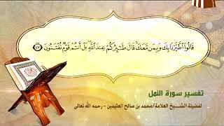 تفسير سورة النمل الآية (47) لفضيلة الشيخ العلامة محمد ابن عثيمين رحمه الله تعالى image