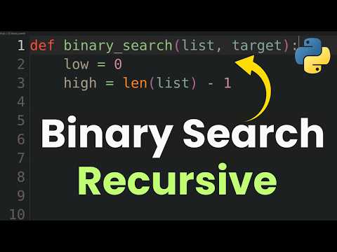 Algoritmo di ricerca binaria in Python | Tutorial sull'approccio ricorsivo