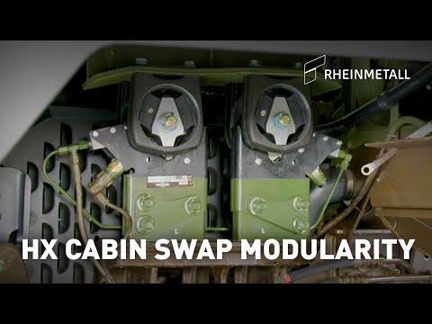 Rheinmetall – HX Cabin Swap Modularity