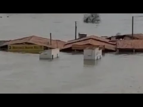 A 5 MINUTOS ATRÁS A CIDADE DE RUSSAS CEARÁ FOI DEVASTADA PELAS ENCHENTES!😲