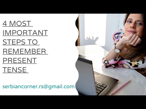 Learn Serbian present tense easy way - verb conjugation | Serbian grammar for beginners