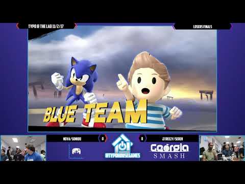 Typo @ The Lab 11/2/17 - Nova/Sonido vs JTreezy/Seren - Smash 4 Doubles Losers Finals