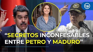 "Petro se pone del lado del convicto; hay secretos inconfesables con Maduro": Marta Lucía Ramírez
