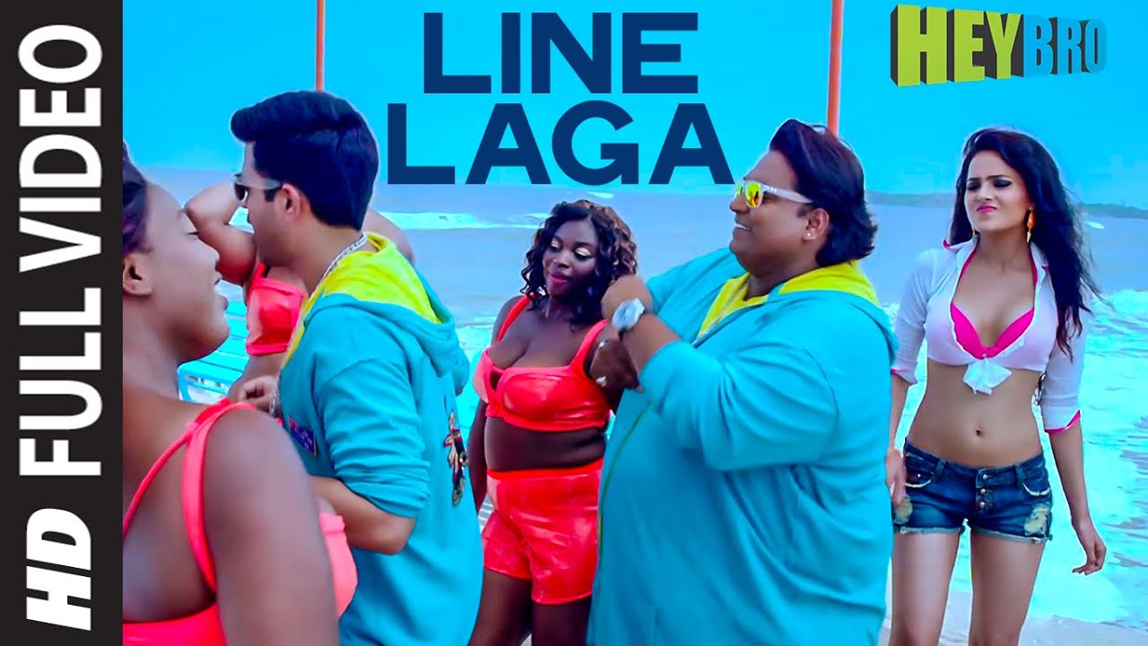 Line Laga Lyrics  | Hey Bro | Ganesh Acharya, Maninder | Mika Singh, Anu Malik | Nitz ‘n’ Sony