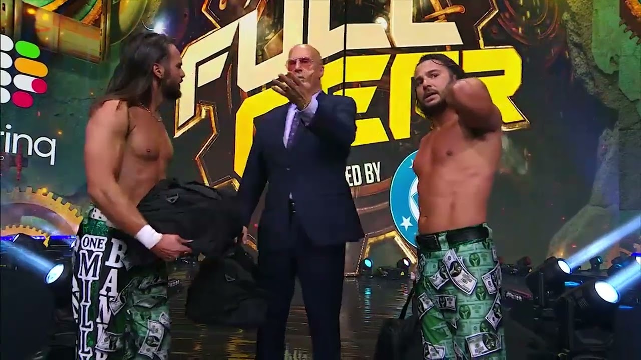 AEW FULL GEAR | Los YOUNG BUCKS vencen a KENNY OMEGA, pero RENUNCIAN AL PREMIO para salvarlo
