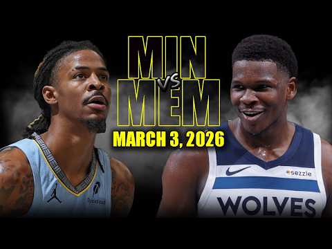 Minnesota Timberwolves vs Memphis Grizzlies Full Game Highlights – March 3, 2026 | NBA Season