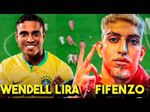 WENDELL LIRA X FIFENZO NO QUALIFY DO EA FC 24!!! (JOGO COMPLETO + REAÇÃO DOS DOIS!!!) | EA FC 24