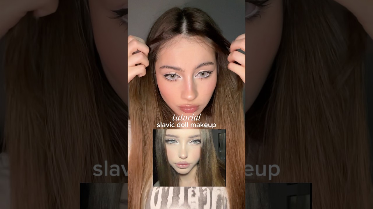 Slavic doll makeup tutorial 🪽🎀🪽