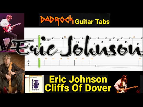 Cliffs Of Dover - Eric Johnson - Lead Guitar + Bass TABS Lesson
