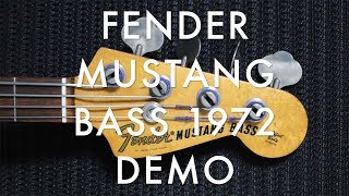 Video thumbnail for FENDER MUSTANG BASS DEMO 1972 COMPETITION RED by Bassklasse