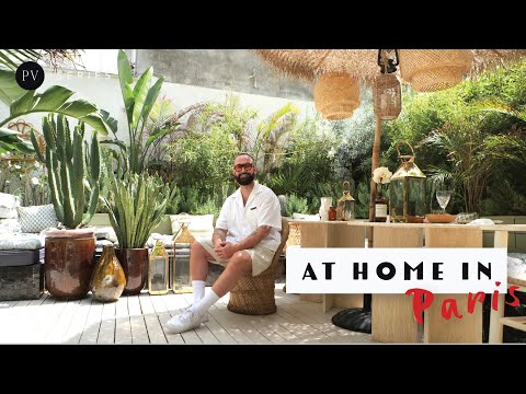 At Home in Paris: Exploring Jerome’s Stylish Apartment & its Stunning Garden | Parisian Vibe
