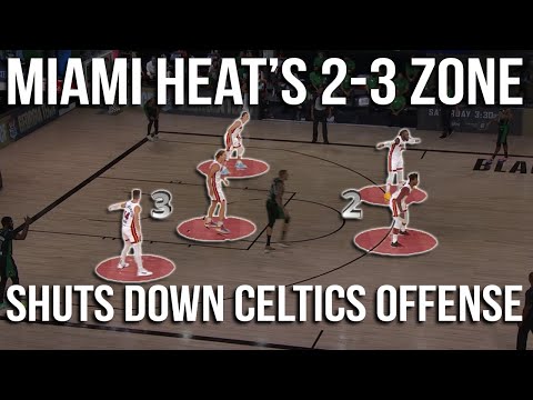 Miami Heat's 2-3 Zone Defense Shuts Down The Celtics Offense - Heat vs Celtics Game 2 Breakdown