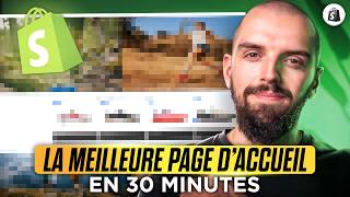 Comment Créer La Page D'accueil Shopify Parfaite en 2026