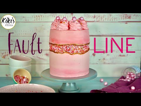 Wie man einen Fault Line Cake backt - XXL Version 20 cm! Babyshower Party / Geburtstagstorte