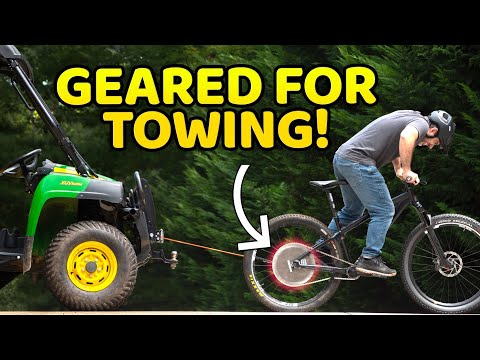 LOW geared bike can tow and climb like a beast! Is this stupid or genius?