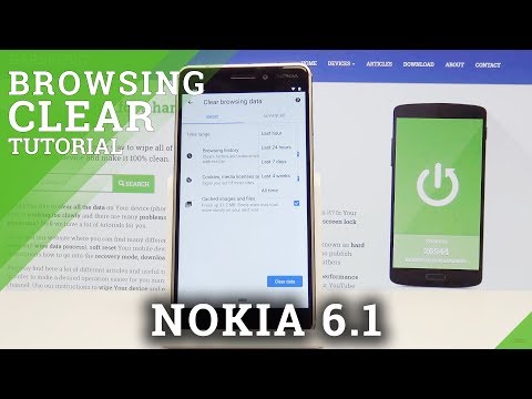 How to Delete Cookies in Nokia 6.1 - Clear Browsing Data
