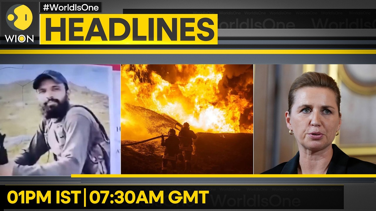 Russia's Taman Port Attacked By Drones | J&K: Wanted Posters of LeT Terrorists | WION HEADLINES