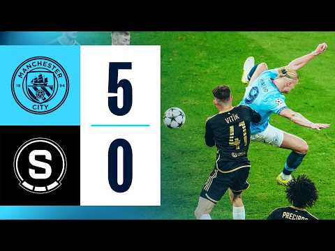HIGHLIGHTS! Man City 5-0 Sparta Prague | Haaland wonder goal as super City hit five!
