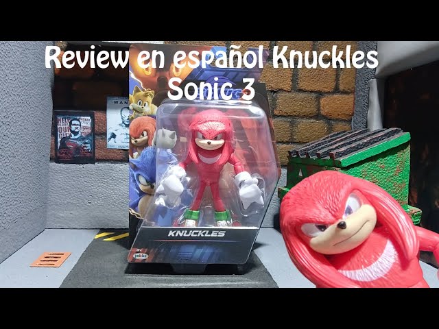 Vídeo relacionado con Sonic 3 The Hedgehog la Película - Figura de Acción Knuckles de 13 cm - Figura Articulada - Jakks Pacific