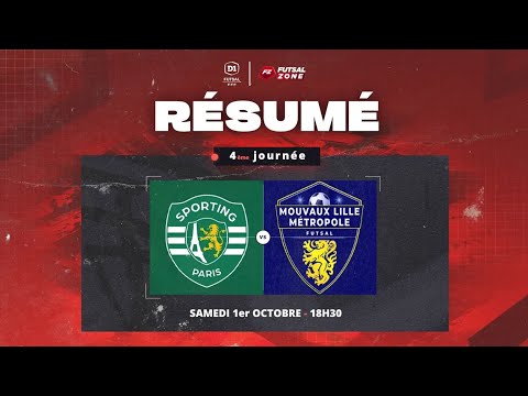 D1 Futsal - J4  Sporting Club Paris vs Mouvaux Lille Métropole Futsal
