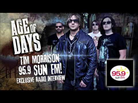 95.9 SunFm Radio Interview featuring Tim Morrison of Age of Days