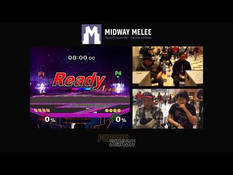 Midway Melee 1 - Top 32 - Winners Semifinals - (Peach) + vs Rik (Fox)